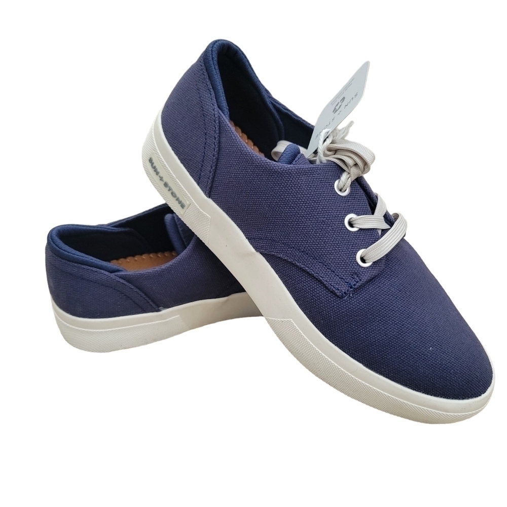 Sun Stone Kiva Sneakers Men's.  Size 7M. Navy Color. New In Box